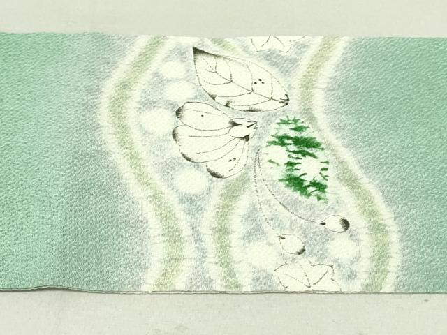 平和屋着物●染色作家 小倉淳史 つけ帯 辻が花 鬼しぼ縮緬 正絹 逸品 DAAU6585ob