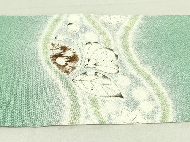 平和屋着物●染色作家 小倉淳史 つけ帯 辻が花 鬼しぼ縮緬 正絹 逸品 DAAU6585ob