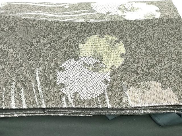 平和屋着物●つけ帯 小袖彩雪輪文 金糸 正絹 逸品 未使用 DAAU6692ob