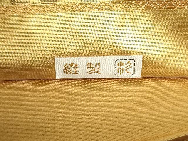 平和屋着物●銀座きしや 六通柄袋帯 菱取蒔絵紋 本金箔 正絹 逸品 DAAU6894ob