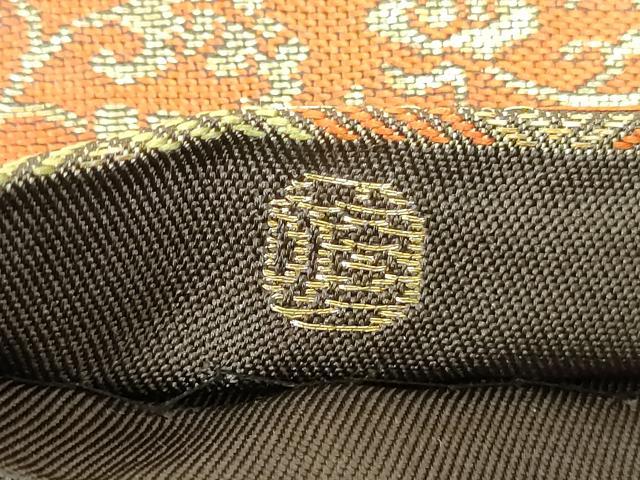 平和屋着物●六通柄 本袋帯 作家物 磁州縁起文 金銀糸 正絹 逸品 DAAU6896ob