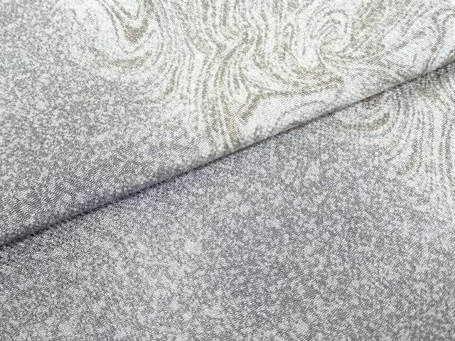 平和屋着物●九寸名古屋帯 墨流し文様 鬼しぼ縮緬 正絹 逸品 未使用 DAAU6962ob