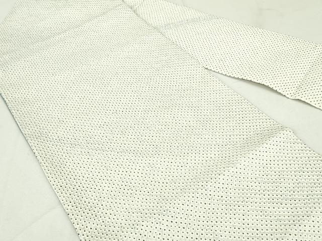 平和屋着物●創作 九寸名古屋帯 総絞り 霞文 正絹 逸品 DAAU6968ob