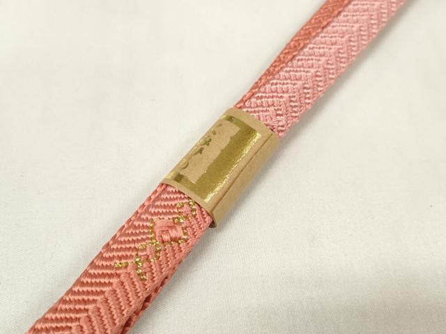 平和屋着物●和装小物 帯締め・帯揚げセット 箔散らし 金彩 手組紐 逸品 未使用 DAAU7974zzz
