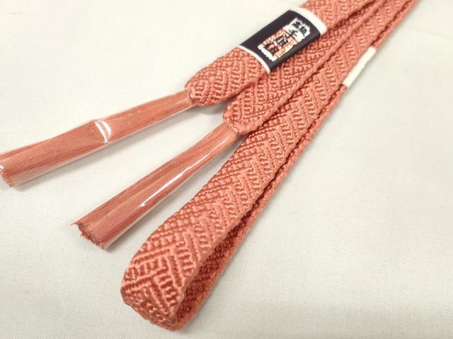 平和屋着物●和装小物 帯締め・帯揚げセット 箔散らし 金彩 手組紐 逸品 未使用 DAAU7974zzz