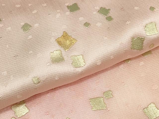 平和屋着物●和装小物 帯締め・帯揚げセット 箔散らし 金彩 手組紐 逸品 未使用 DAAU7974zzz