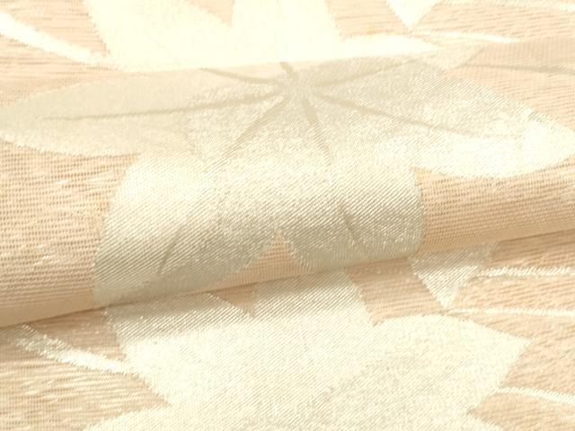 平和屋着物*夏物 六通柄袋帯 竜田川 銀糸 正絹 逸品 DAAU8031cm