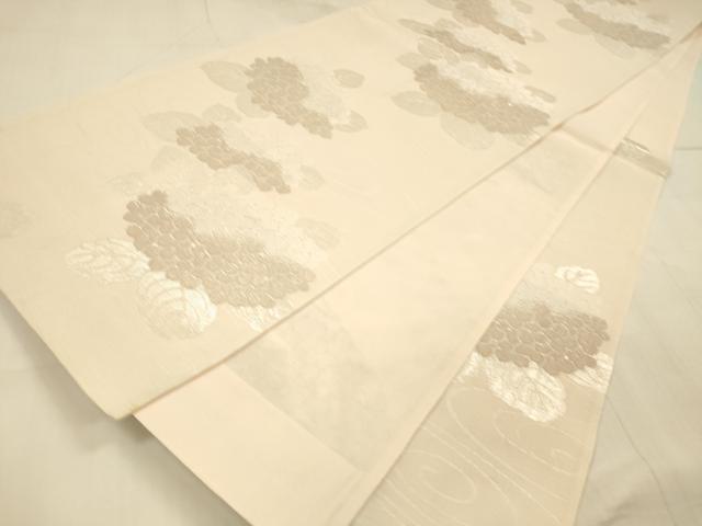 平和屋着物*夏物 六通柄袋帯 紫陽花 銀糸 正絹 逸品 DAAU8096cm