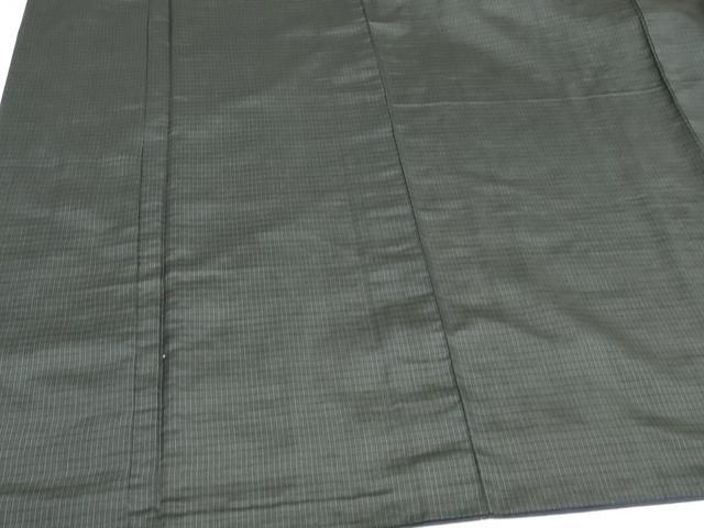 平和屋着物■男性 紬 格子 正絹 逸品 DAAU8686zy