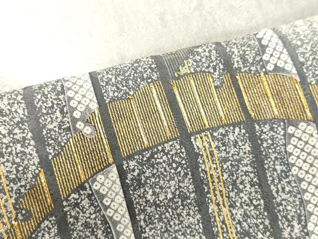 平和屋着物●訪問着 雪芝文 暈し染め 金彩 正絹 逸品 DAAV1062tw