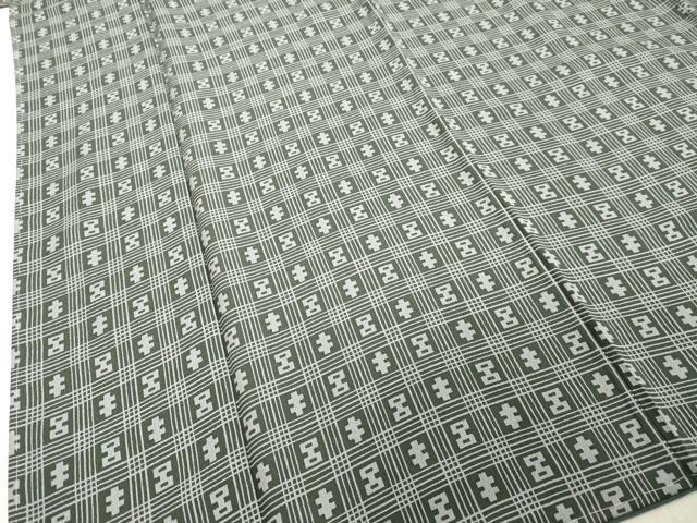 平和屋着物●上質な小紋 歌楽風流 反端付き 正絹 逸品 DAAV1106tw