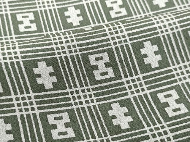 平和屋着物●上質な小紋 歌楽風流 反端付き 正絹 逸品 DAAV1106tw