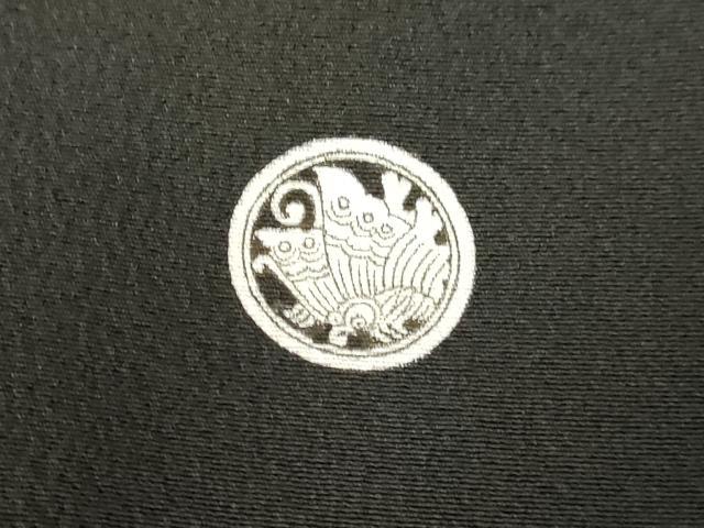 平和屋着物●豪華黒留袖 駒刺繍 風景丸文 金彩 ロング丈 正絹 逸品 DAAV1132tw