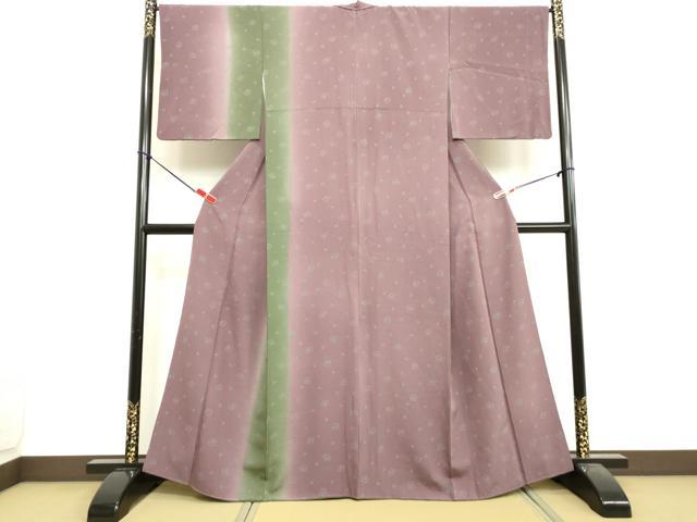 平和屋着物●訪問着 舞花文 暈し染め 正絹 逸品 DAAV1163tw