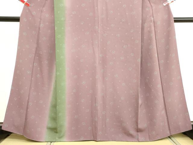 平和屋着物●訪問着 舞花文 暈し染め 正絹 逸品 DAAV1163tw