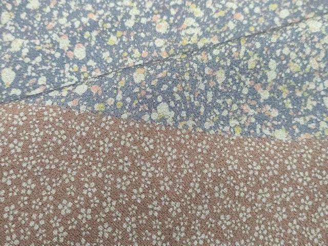 平和屋着物●訪問着 型染め 宝尽くし霞舞花文 ロング丈 正絹 逸品 DAAV1246tw