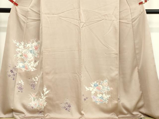 平和屋着物●訪問着 友禅 飾花文 ロング丈 正絹 逸品 未使用 DAAV1430tw