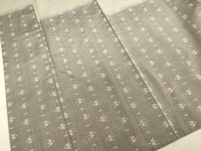 平和屋着物●訪問着 紬地 琉球絣文様 正絹 逸品 DAAV3090du