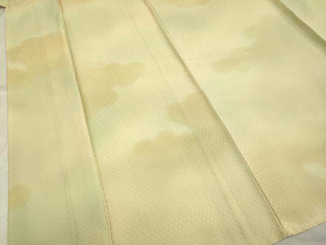 平和屋着物▽上質な小紋 単衣 雲文 暈し染め 正絹 逸品 DAAV3133du