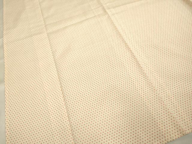 平和屋着物▽本塩沢 単衣 十字絣 正絹 逸品 DAAV3162du