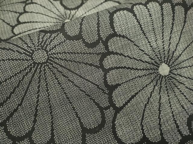 平和屋着物●本場大島紬 花尽くし 正絹 逸品 未使用 DAAV3272du