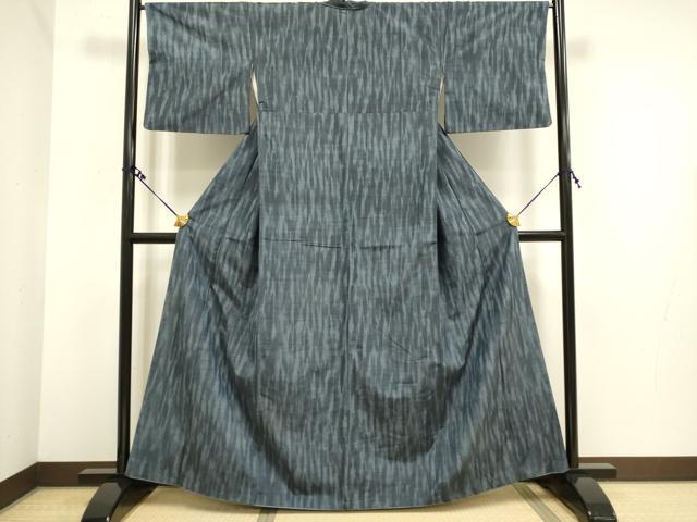 平和屋着物●上質な紬 霞文 正絹 逸品 DAAV3488du