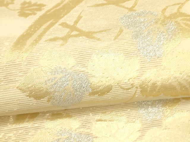 平和屋着物*夏物 六通柄袋帯 風衣 流水籬蔦の葉文 金銀糸 正絹 逸品 DAAV3882cm