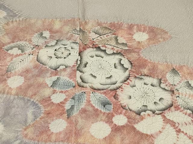 平和屋着物●十日町 名門 滝泰謹製 訪問着 辻が花 正絹 逸品 DAAV4838ud