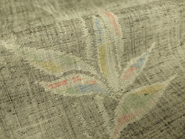 平和屋着物▽上質な紬 単衣 花間道 正絹 逸品 DAAV5026az