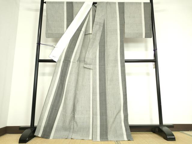 平和屋着物*夏物 結城紬 夏結城 はたおり娘 菱間道 80亀甲 やまと誂製 正絹 逸品 DAAV5081az