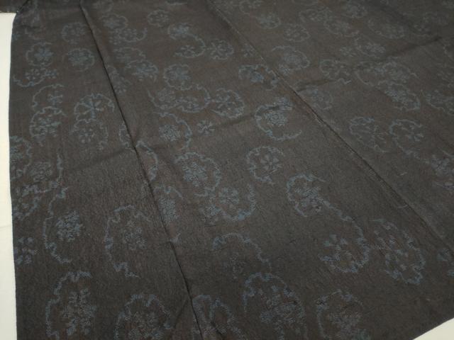平和屋着物▽結城ちぢみ 単衣 雪輪文 正絹 逸品 DAAV5184az