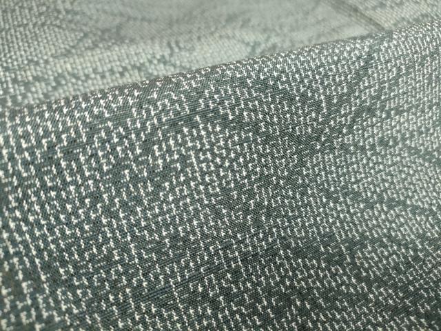 平和屋着物▽上質な紬 単衣 霞文 正絹 逸品 DAAV5189az