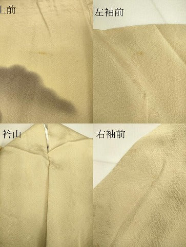 平和屋着物▽訪問着 単衣 雲重ね文 正絹 逸品 DAAV5393az
