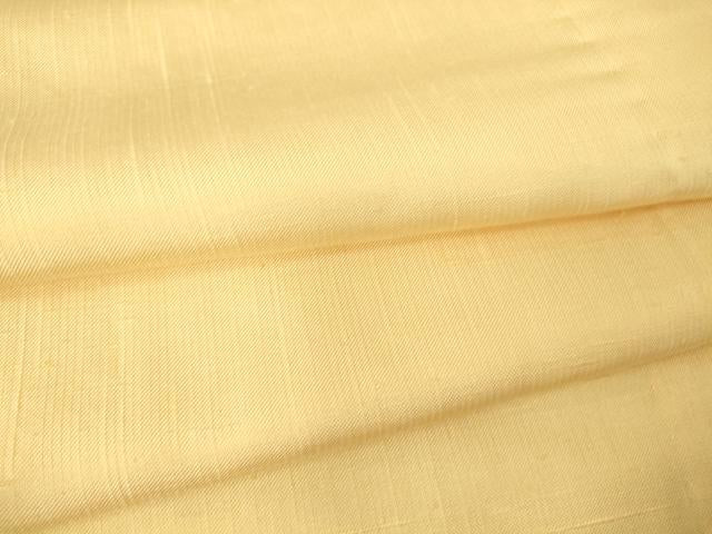 平和屋着物▽上質な紬 単衣 香色 正絹 逸品 DAAV5557az