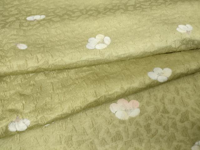 平和屋着物▽小紋 単衣 舞梅文 洗える着物 DAAV5596az