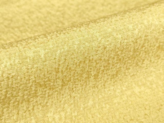 平和屋着物▽上質な色無地 単衣 蜂蜜色 ワンポイント 正絹 逸品 DAAV5641az