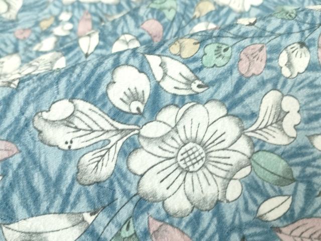 平和屋着物▽小紋 単衣 辻が花 洗える着物 DAAV5711az
