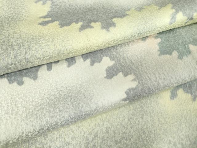 平和屋着物▽上質な小紋 単衣 霞文 正絹 逸品 DAAV5754az