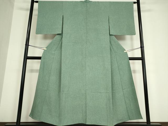 平和屋着物▽上質な小紋 単衣 墨流し文様 正絹 逸品 DAAV5816az