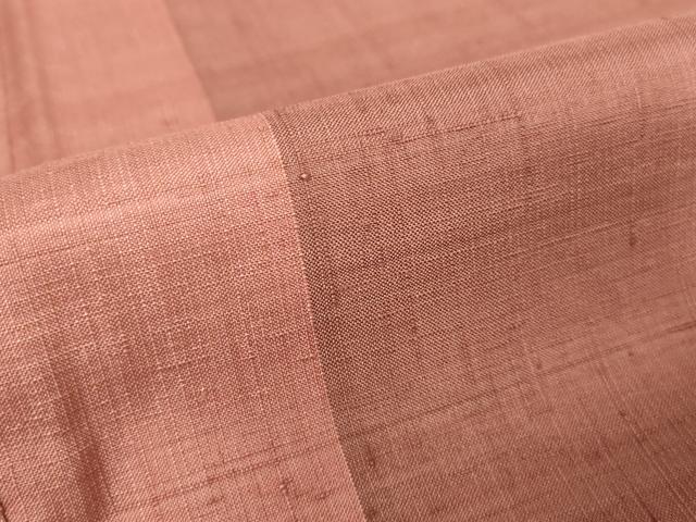 平和屋着物▽上質な紬 単衣 間道 正絹 逸品 DAAV5839az