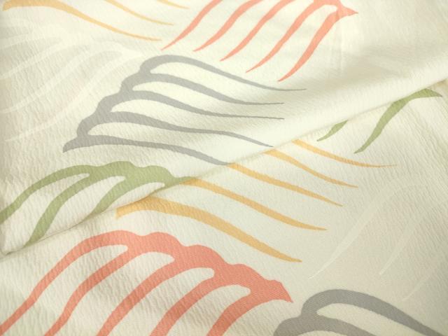平和屋着物▽上質な小紋 単衣 流水文 正絹 逸品 DAAV5922az