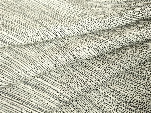 平和屋着物▽上質な小紋 単衣 斜線文 正絹 逸品 DAAV5942az
