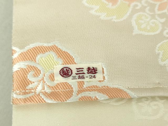 平和屋着物●つけ帯 唐織 正倉院花文 金糸 三越扱い 正絹 逸品 DAAV6091ps