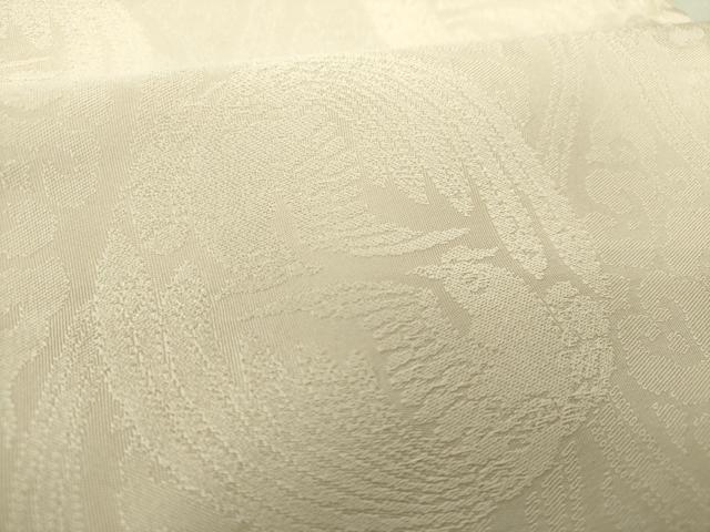 平和屋着物●富麻つづれ 九寸開き名古屋帯 立涌向かい鳥花文 灰梅色 正絹 逸品 未使用 DAAV6178ps