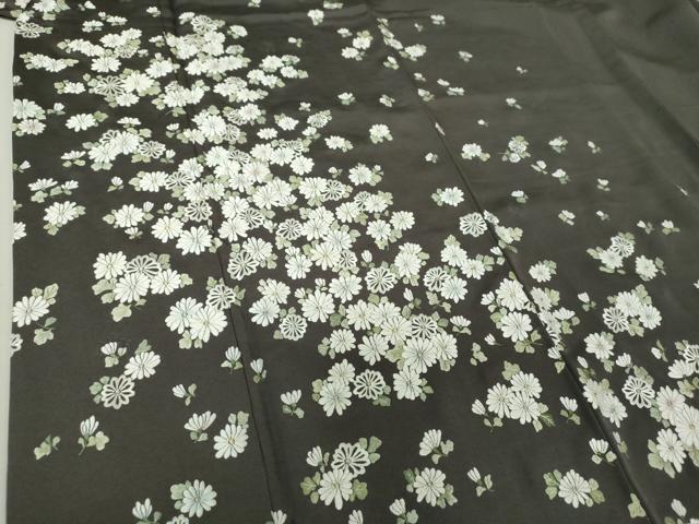 平和屋着物●訪問着 総刺繍 菊文 金糸 正絹 逸品 DAAV6560ps