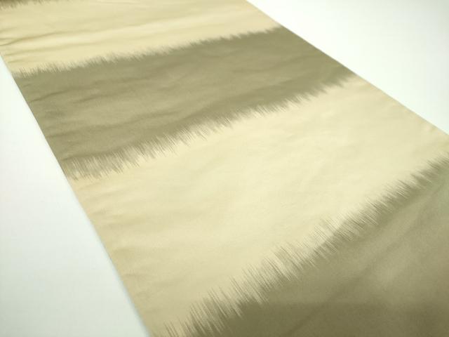 平和屋着物●六通柄袋帯 唐織 雲取花の丸 金糸 正絹 逸品 DAAV6888ps