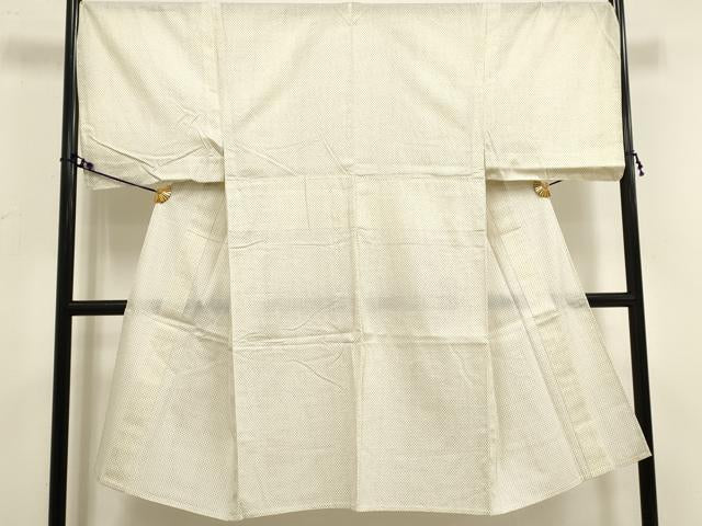 平和屋着物∴夏物 男性 浴衣 綿紅梅 十字文 綿 逸品 未使用 DAAV7318cd