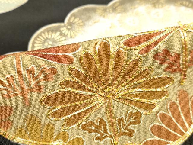 平和屋着物■豪華黒留袖 駒刺繍 雲取り吉祥文 金彩 正絹 逸品 DAAV7513cd