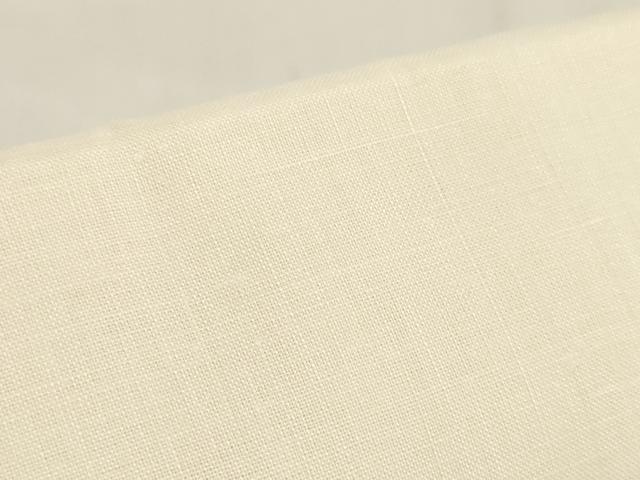 平和屋着物*夏物 絹麻上布 白生地 反物 着尺 生成り色 証紙付き 麻 逸品 未使用 DAAV8289zzz