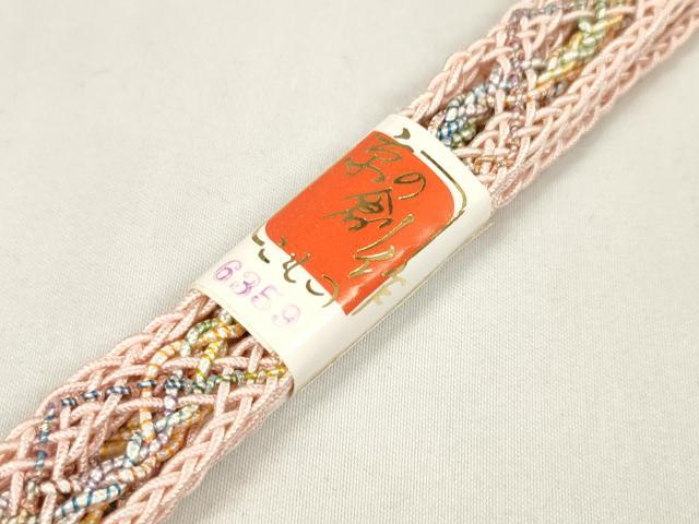 平和屋着物*夏物 和装小物 帯締め・帯揚げセット 縦絽 夏の粋 撫子 銀彩 逸品 未使用 DAAV8482zzz